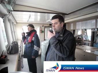 Работа лоцманов Одесского порта попала в объектив ISWAN