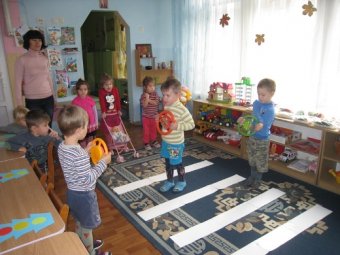 Маленькие одесситы изучают правила дорожного движения