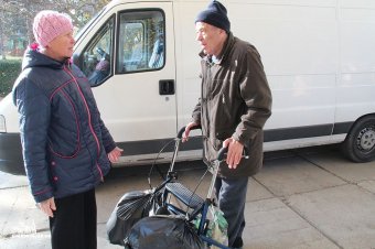 Одесская епархия оказала гуманитарную помощь инвалидам-колясочникам и нуждающимся одесситам (фото)