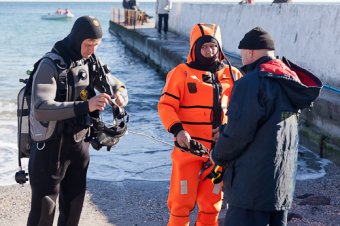 Один день из жизни одесских водолазов-спасателей