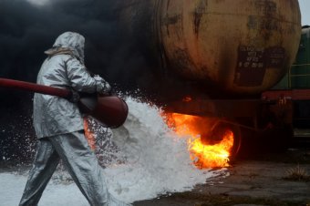 На станции Одесса-Товарная прошли учения (фото)
