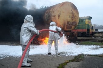 На станции Одесса-Товарная прошли учения (фото)
