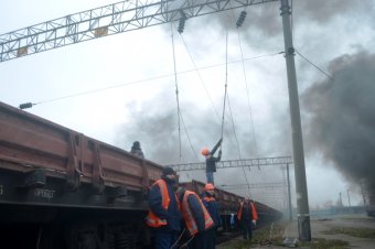 На станции Одесса-Товарная прошли учения (фото)