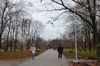 «Одесгорсвет» отчитывается об освещении парка Победы (фото)