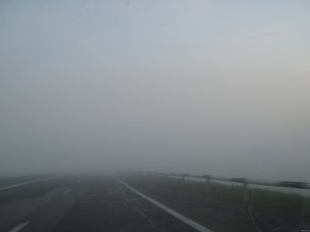 Внимание! На дорогах области - туман!