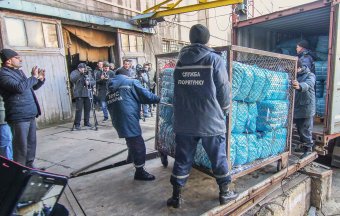 В Одессу прибыло около 14 тонн гуманитарной помощи из Латвии (фото)