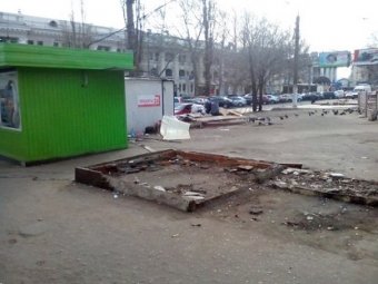 Власти Одессы отчитываются о демонтаже незаконных объектов торговли (фото)