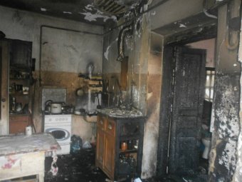 В Ильичевске во время пожара пострадали три человека (фото)