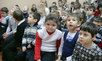 Воспитанники Одесской школы-интерната №7 получили «николайчики» от руководства ГФС (фото)