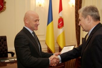 Мэр Одессы наградил спортсменов - призеров Европейских игр мастеров (фото)