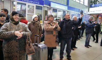 В Международном аэропорту Одесса открыли Новогоднюю почту и отметили День Святого Николая (фото)