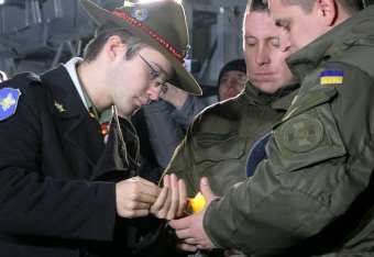 «Огонь Мира» прибыл в Одессу (фото)