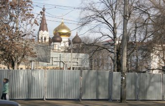 На Старосенной площади  идет подготовка к благоустройству (фото)