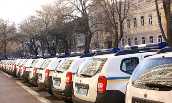 Одесские полицейские получили 19 автомобилей «Рено Дастер»