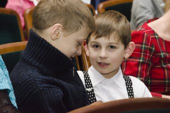 Одесские школьники выступили на большой сцене
