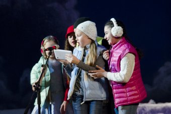 Одесские школьники выступили на большой сцене