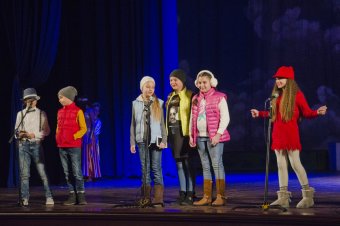 Одесские школьники выступили на большой сцене
