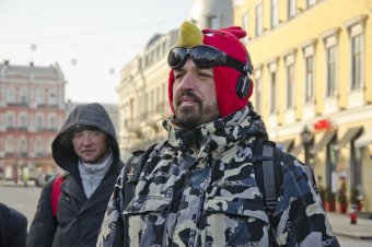 В Одессе прошел рождественский велопробег (фото)