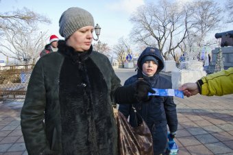 В Одессе прошел рождественский велопробег (фото)
