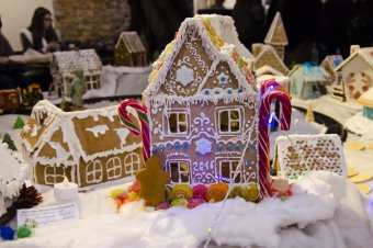 В Одессе проходит выставка пряничных домиков (фото)