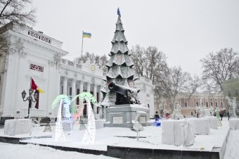 Заснеженная Одесса