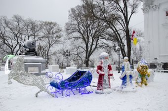 Заснеженная Одесса