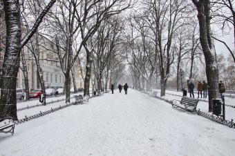 Заснеженная Одесса