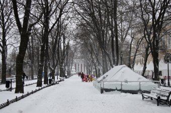 Заснеженная Одесса