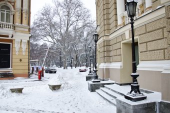 Заснеженная Одесса