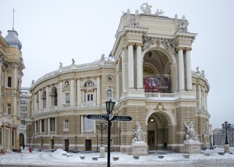 Заснеженная Одесса