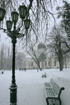 Снег в Одессе (фото)