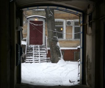 Снег в Одессе (фото)