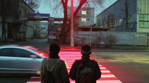 В Одессе установили первый светодиодный фонарь