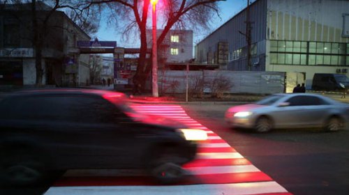 В Одессе установили первый светодиодный фонарь