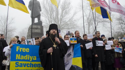 «Свободу Надежде»: одесситы потребовали освободить украинскую летчицу