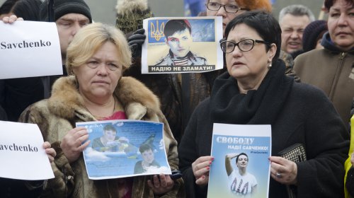 «Свободу Надежде»: одесситы потребовали освободить украинскую летчицу