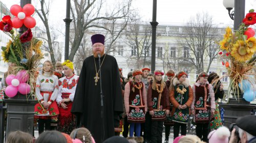 Масленица в центре Одессы (фоторепортаж)