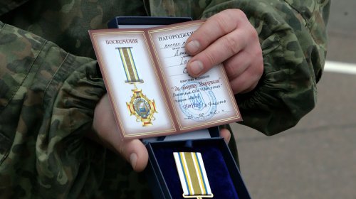 28 одесских военных спецбатальона «Шторм» получили боевые награды