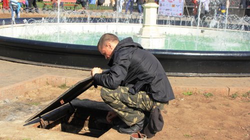 В Одессе забили фонтаны (фоторепортаж)