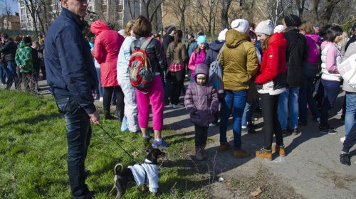 В уборке склонов вдоль Трассы здоровья приняли участие более 500 одесситов