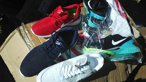 Под Одессой изъяли «липовые» кроссовки Adidas и Nike на 3 миллиона гривен