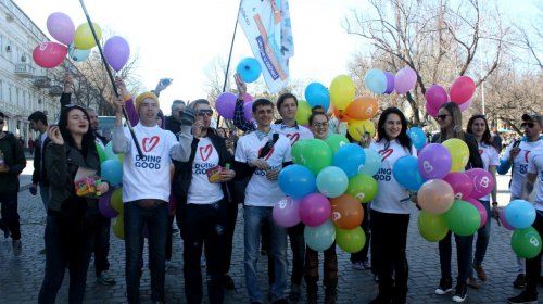 В Одессе прошел «Парад мыльных пузырей»