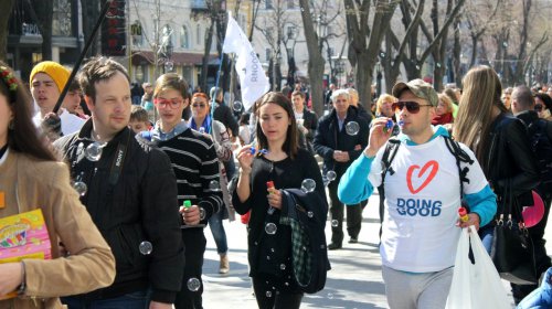 В Одессе прошел «Парад мыльных пузырей»