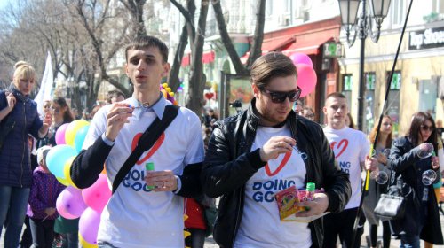 В Одессе прошел «Парад мыльных пузырей»