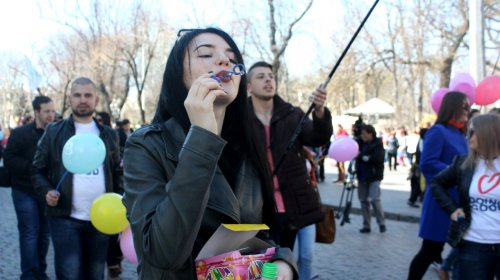 В Одессе прошел «Парад мыльных пузырей»