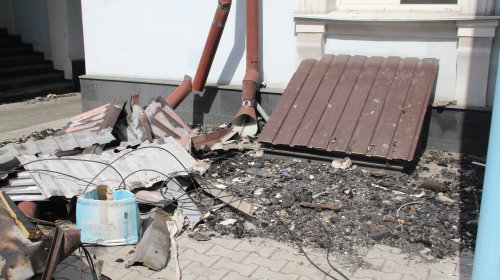 Одесса: крыша Дома Лидерса рухнула