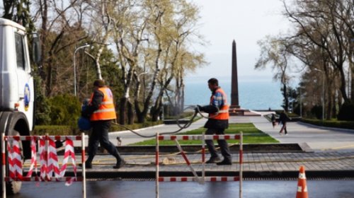 Аллею Славы готовят к торжествам 