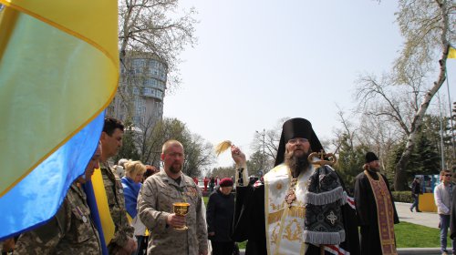 На Аллее Славы провели молебен по погибшим войнам АТО