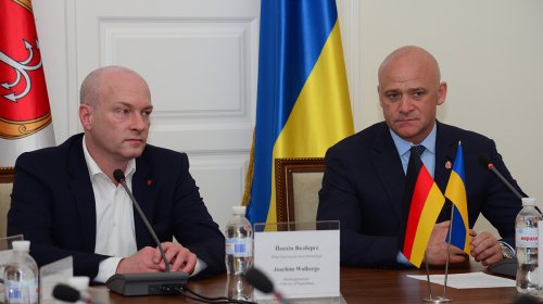 Одесские школьники впечатлили делегацию из Регенсбурга своим немецким