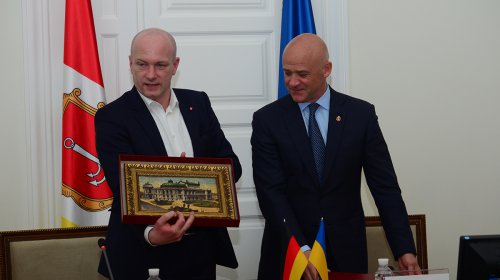 Одесские школьники впечатлили делегацию из Регенсбурга своим немецким